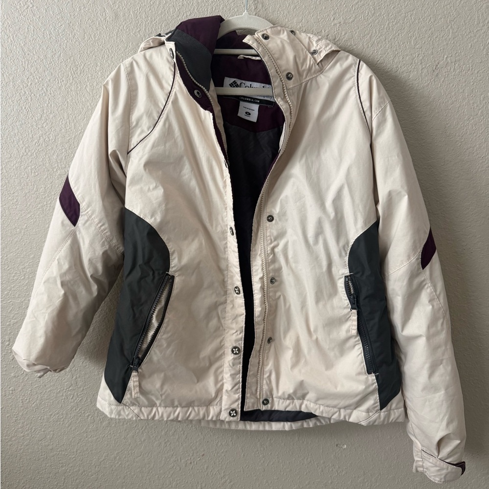 Columbia Downhill Diva jacket - Black White Raspberry